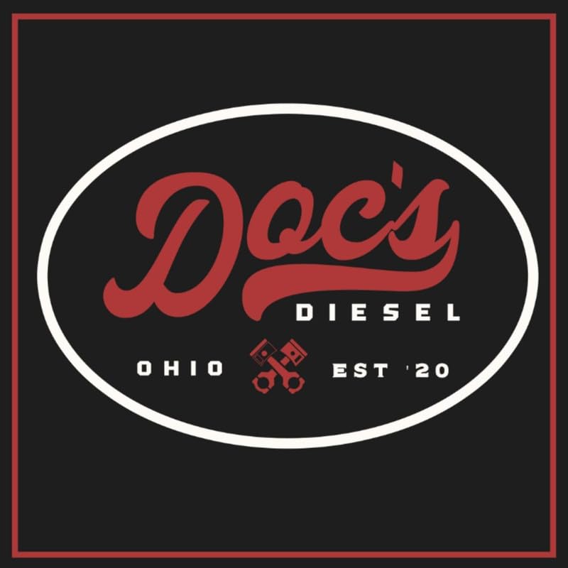 Doc's Diesel filters beside ruler showing size and straightforward fitment
