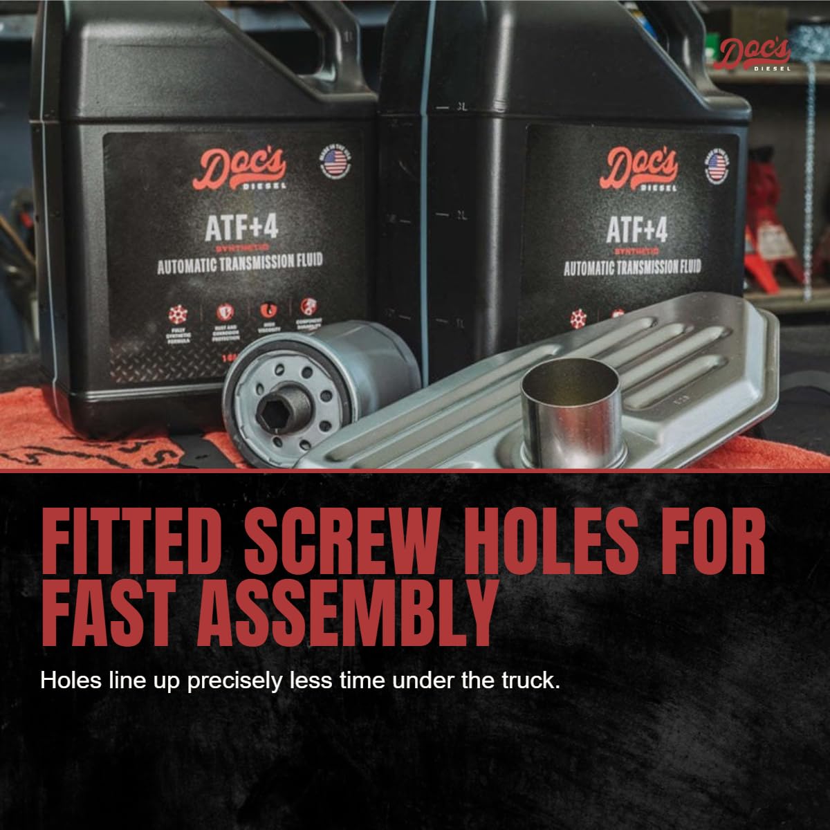 Doc's Diesel filter media close-up demonstrating fine filtration for cleaner fluid