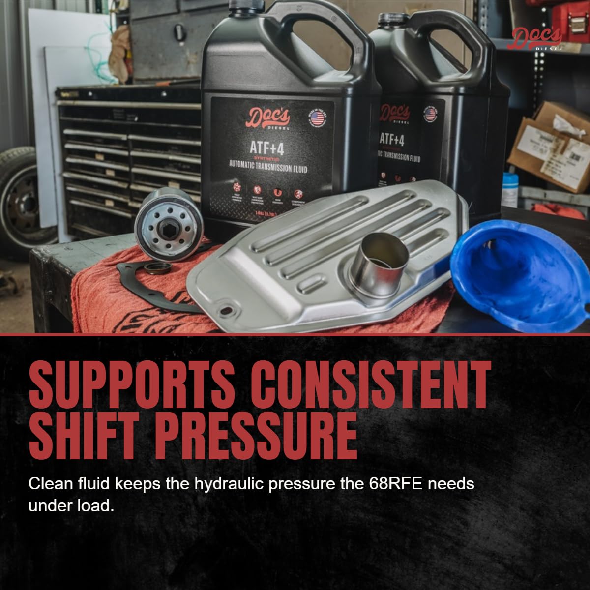 Doc's Diesel kit beside a ruler for scale to confirm fit and size before purchase