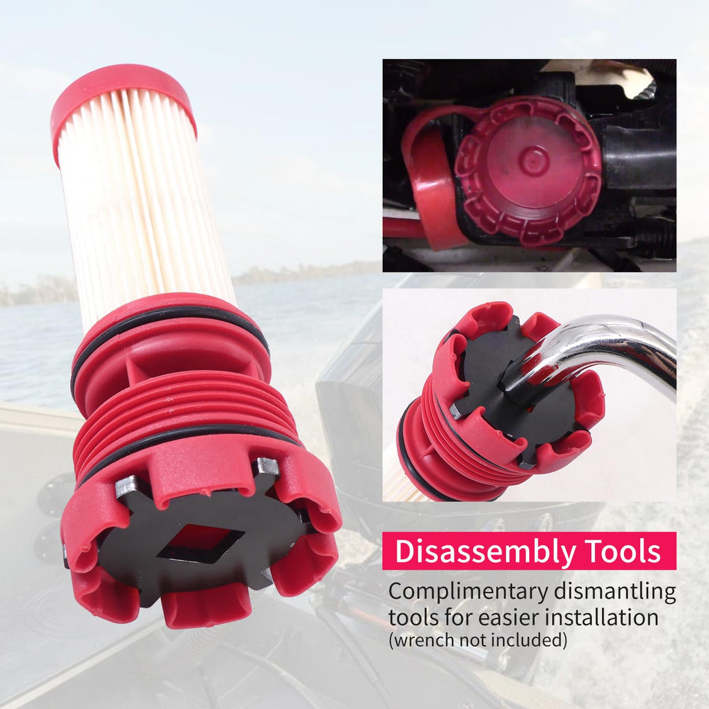 Dokili pre-installed rubber O-rings detail ensuring leak-free seal and marine durability