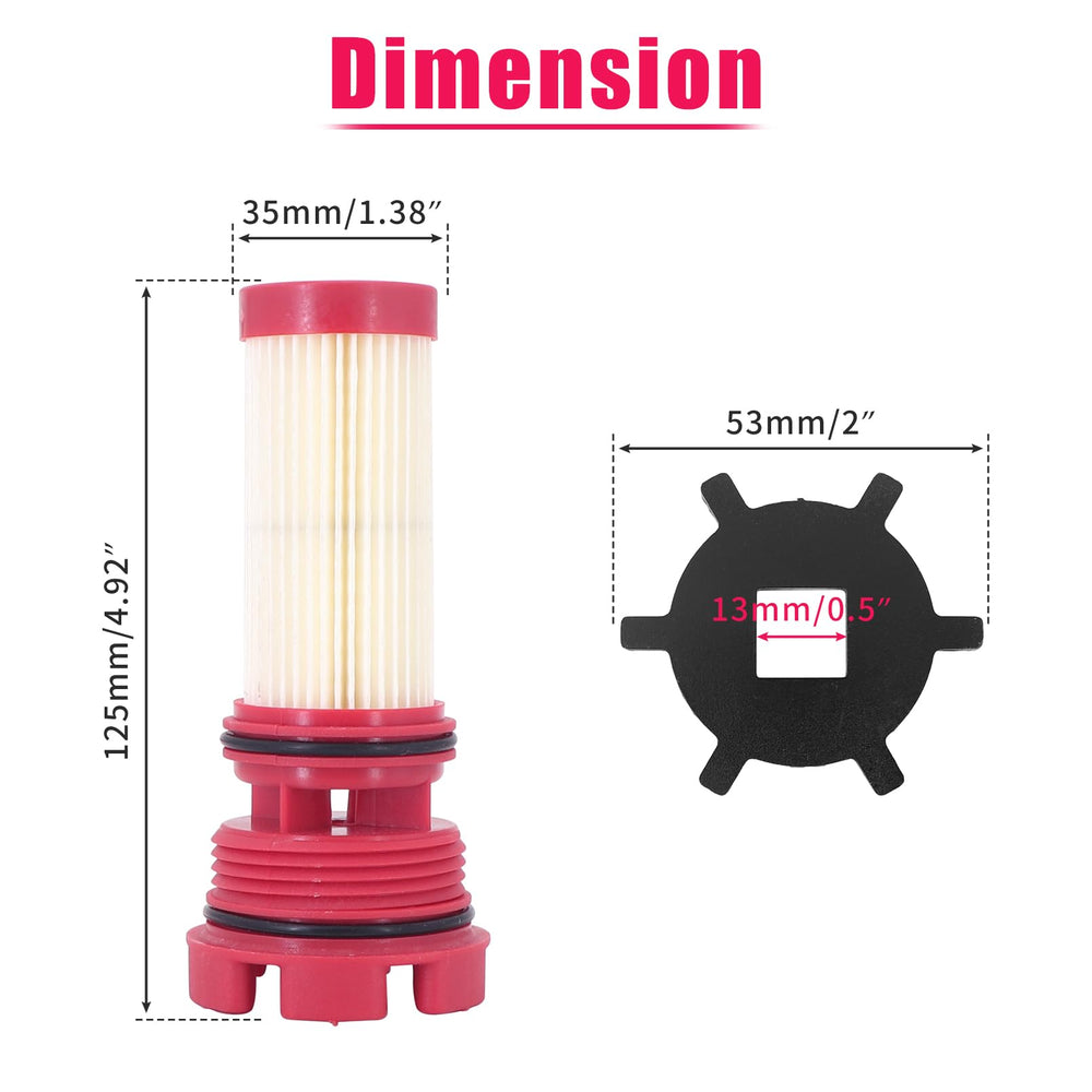 Dokili removal tool socket shown aiding quick filter cap removal without damage