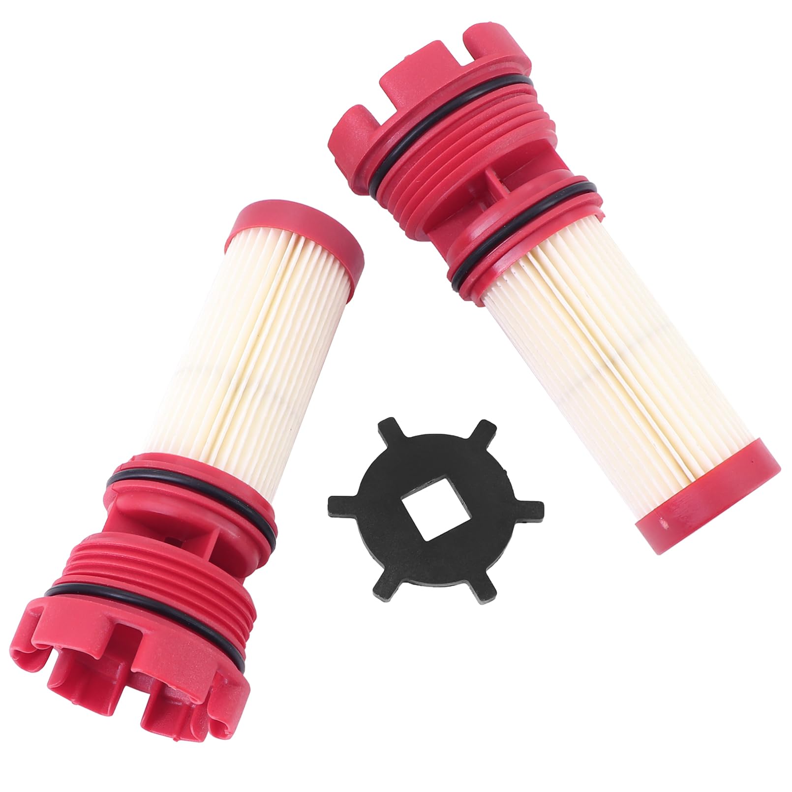Dokili two filters and tool staged for service to speed on-water filter changes