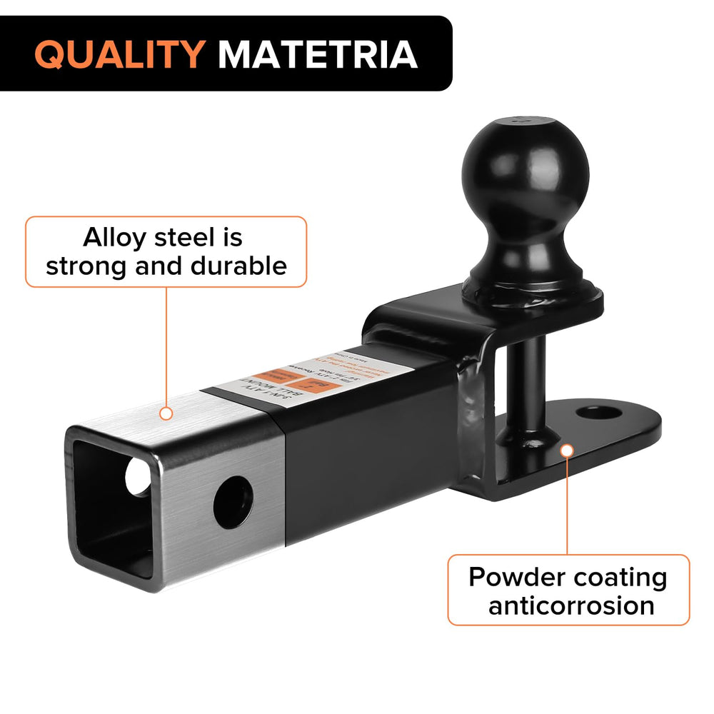 Donext side profile of 2x2 shank showing fit for standard receivers and easy insertion