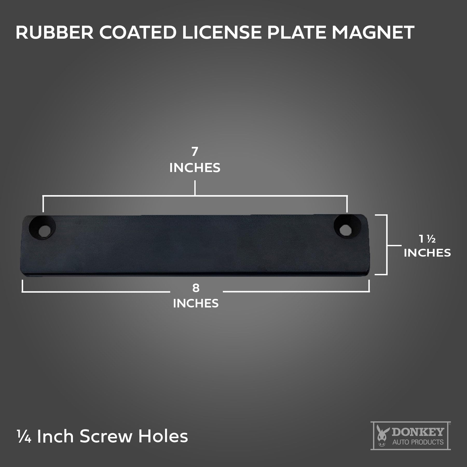 Donkey Auto Products close-up of rubber coating detail protecting vehicle paint and preventing scratches