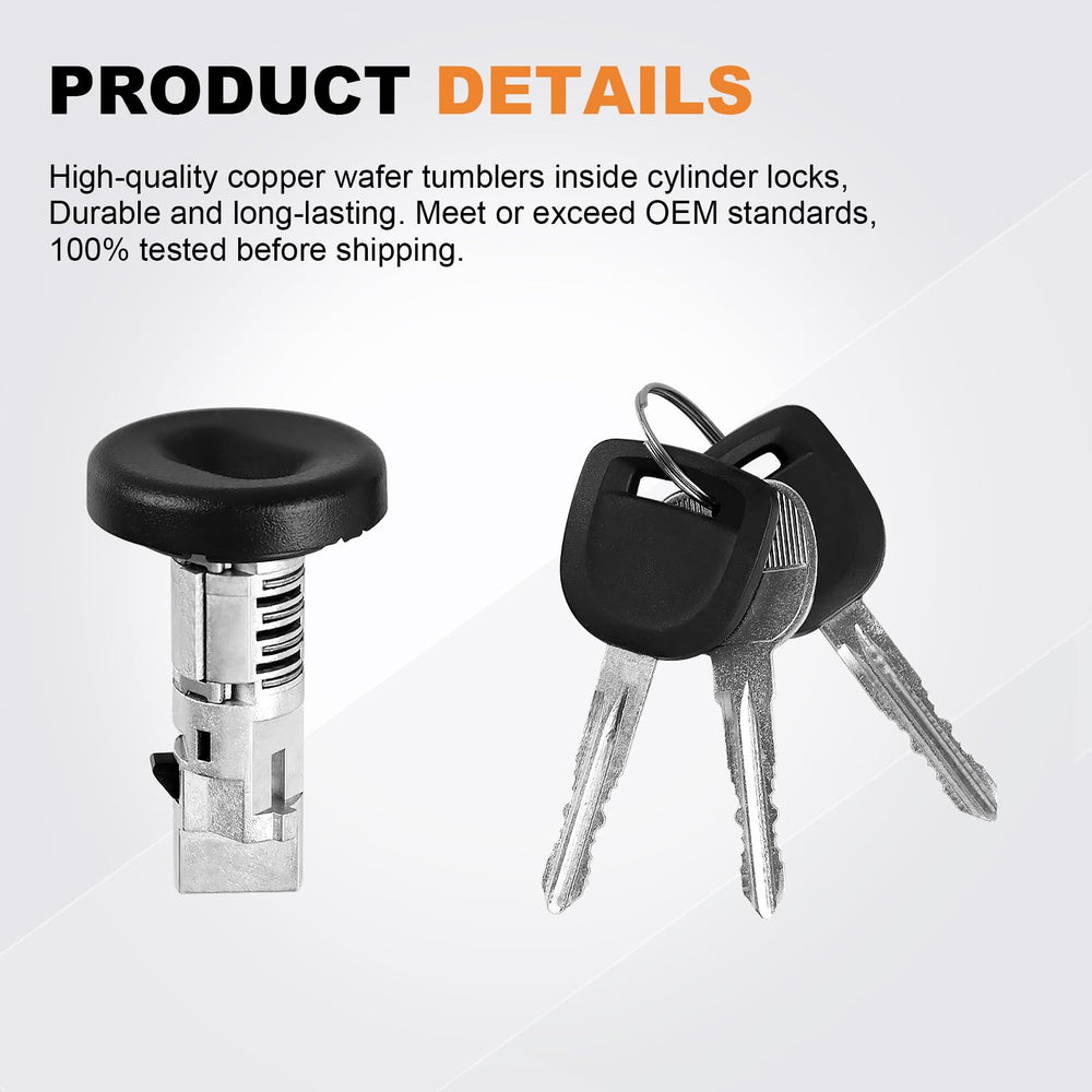 DORAIBACE installed ignition cylinder in dashboard restoring vehicle start function