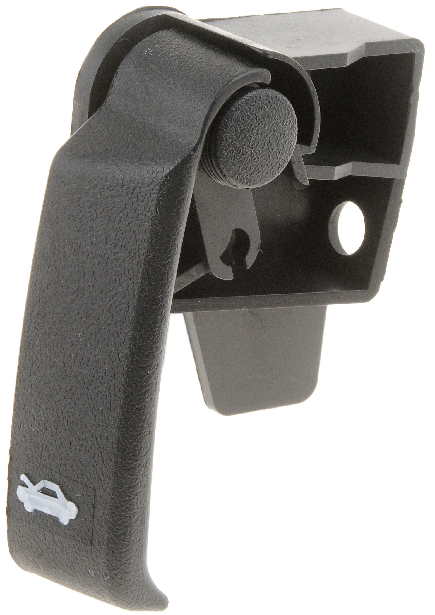 Dorman hood release handle front view showing fit and durable finish