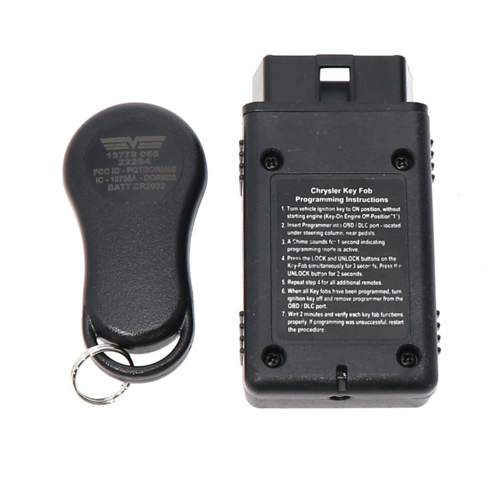 Dorman 13778 back with battery compartment open illustrating quick battery access benefit