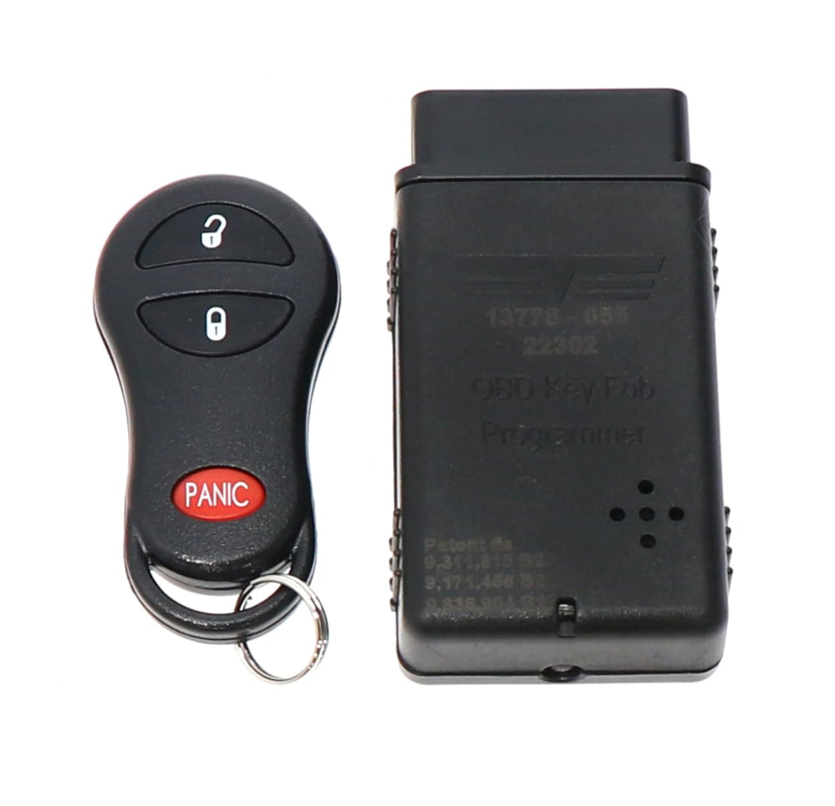 Dorman 13778 front view showing three-button design and OEM styling for easy replacement