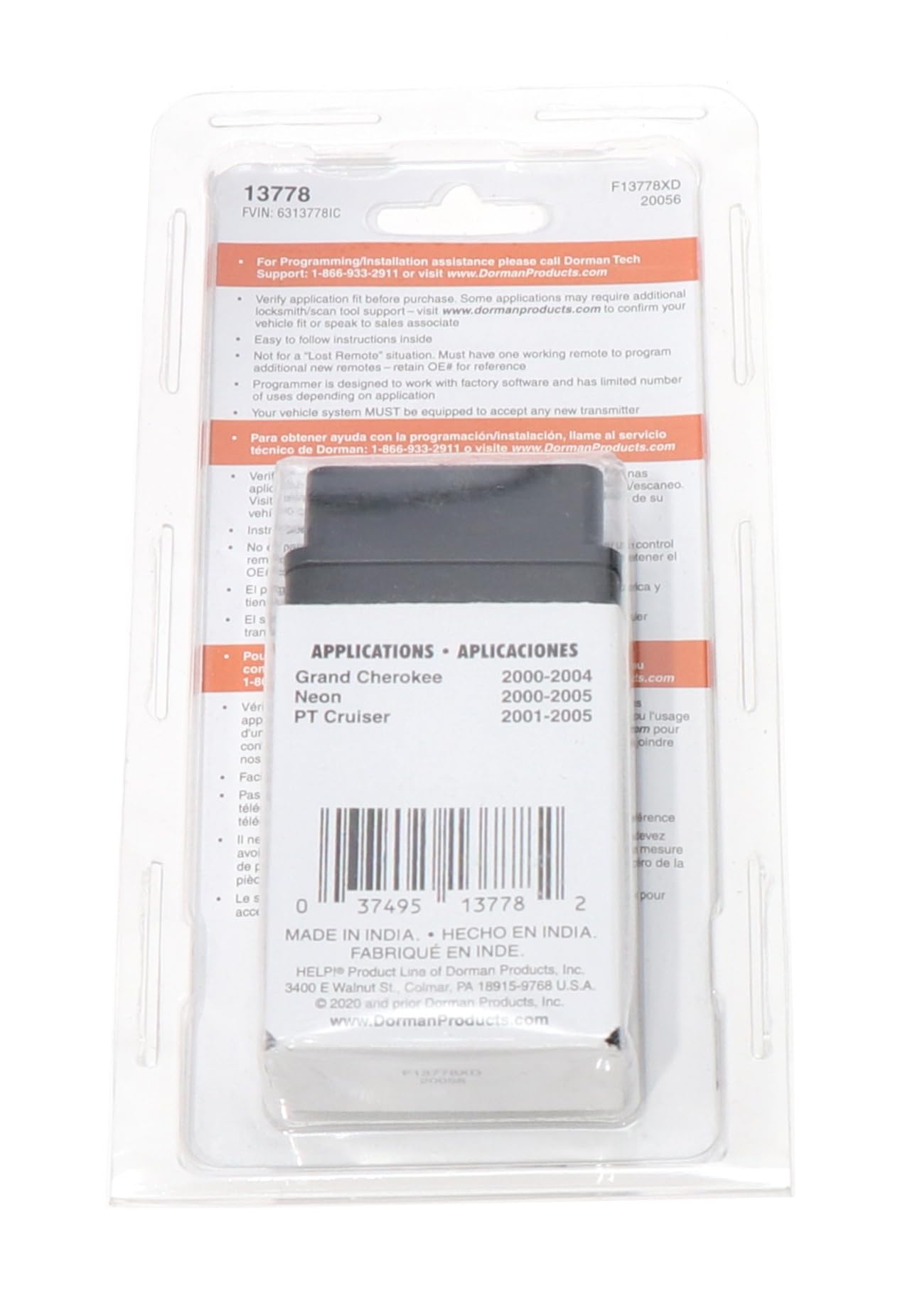 Dorman 13778 on vehicle center console showing practical everyday use and convenience
