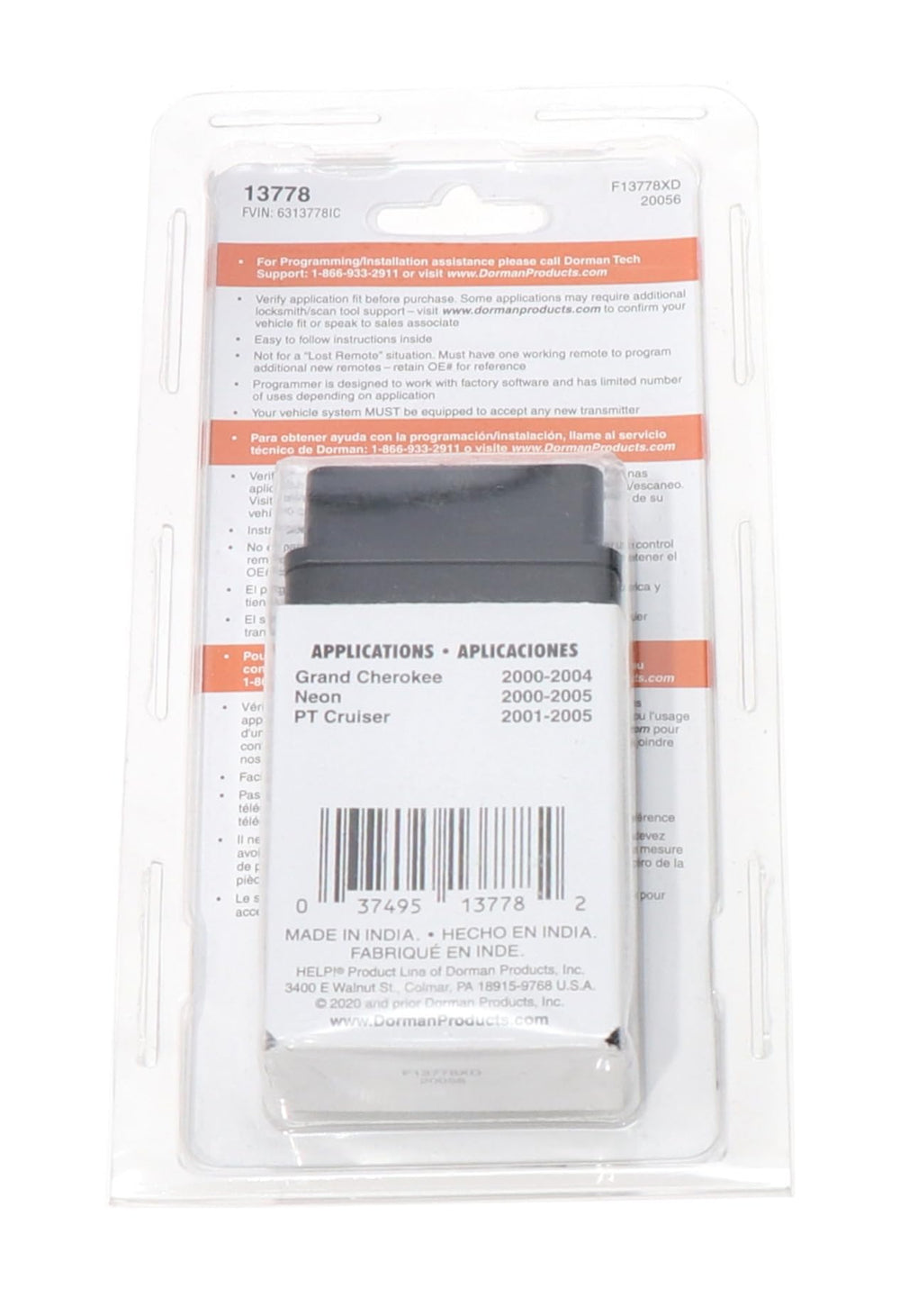 Dorman 13778 on vehicle center console showing practical everyday use and convenience