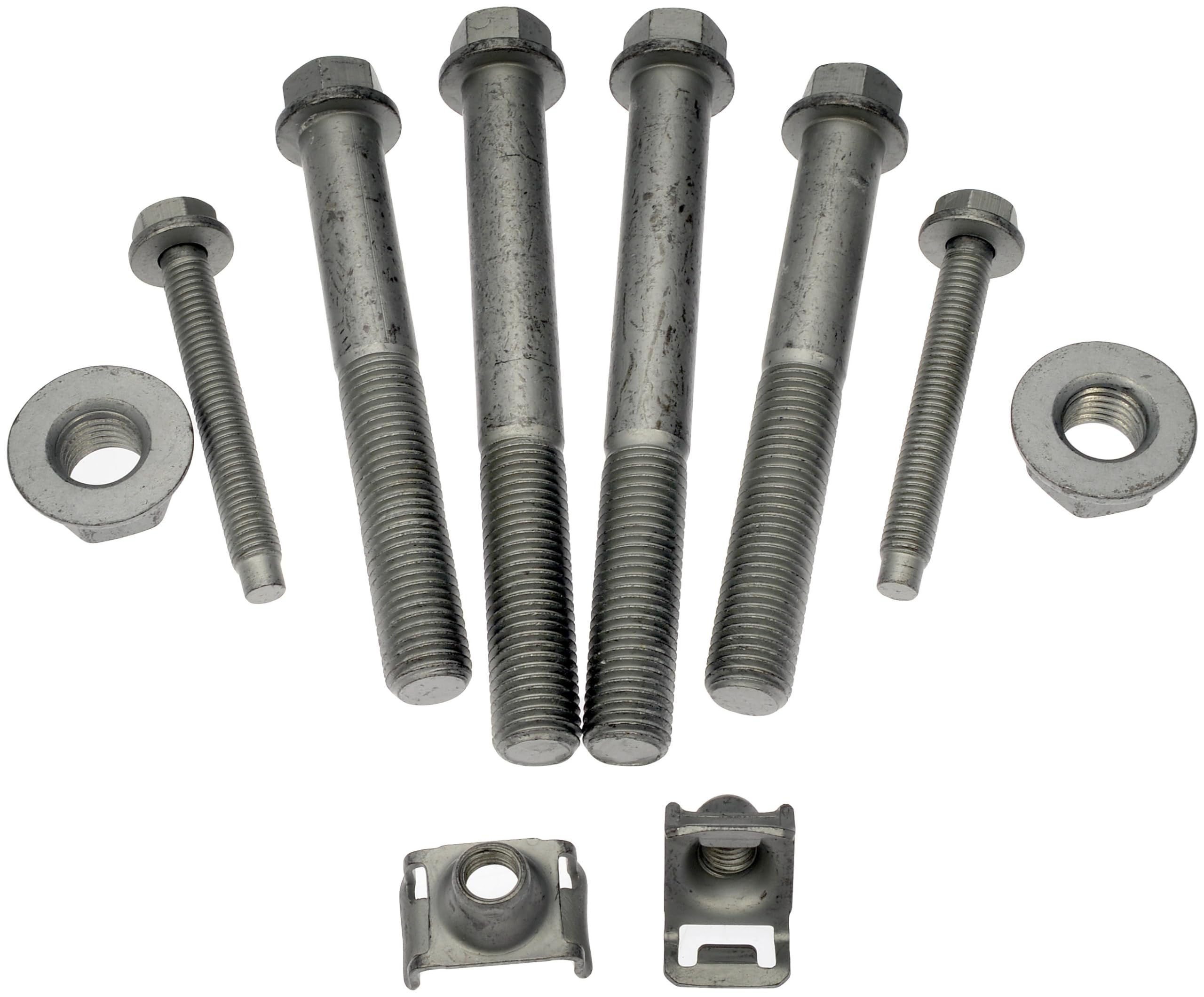 Dorman 13859 hardware installed on control arm demonstrating secure suspension attachment benefit