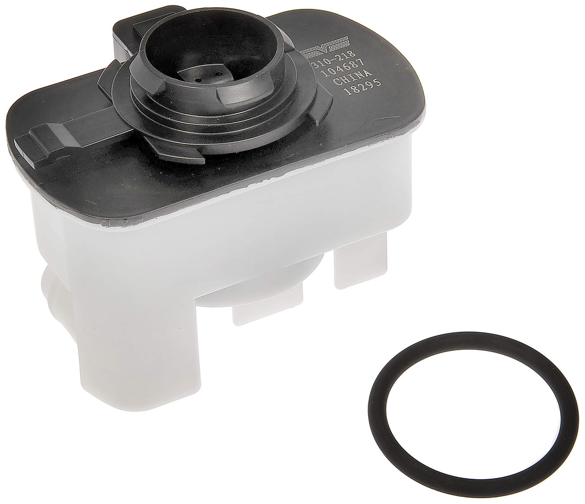 Dorman 310-218 front view showing pump body and mounting for easy replacement