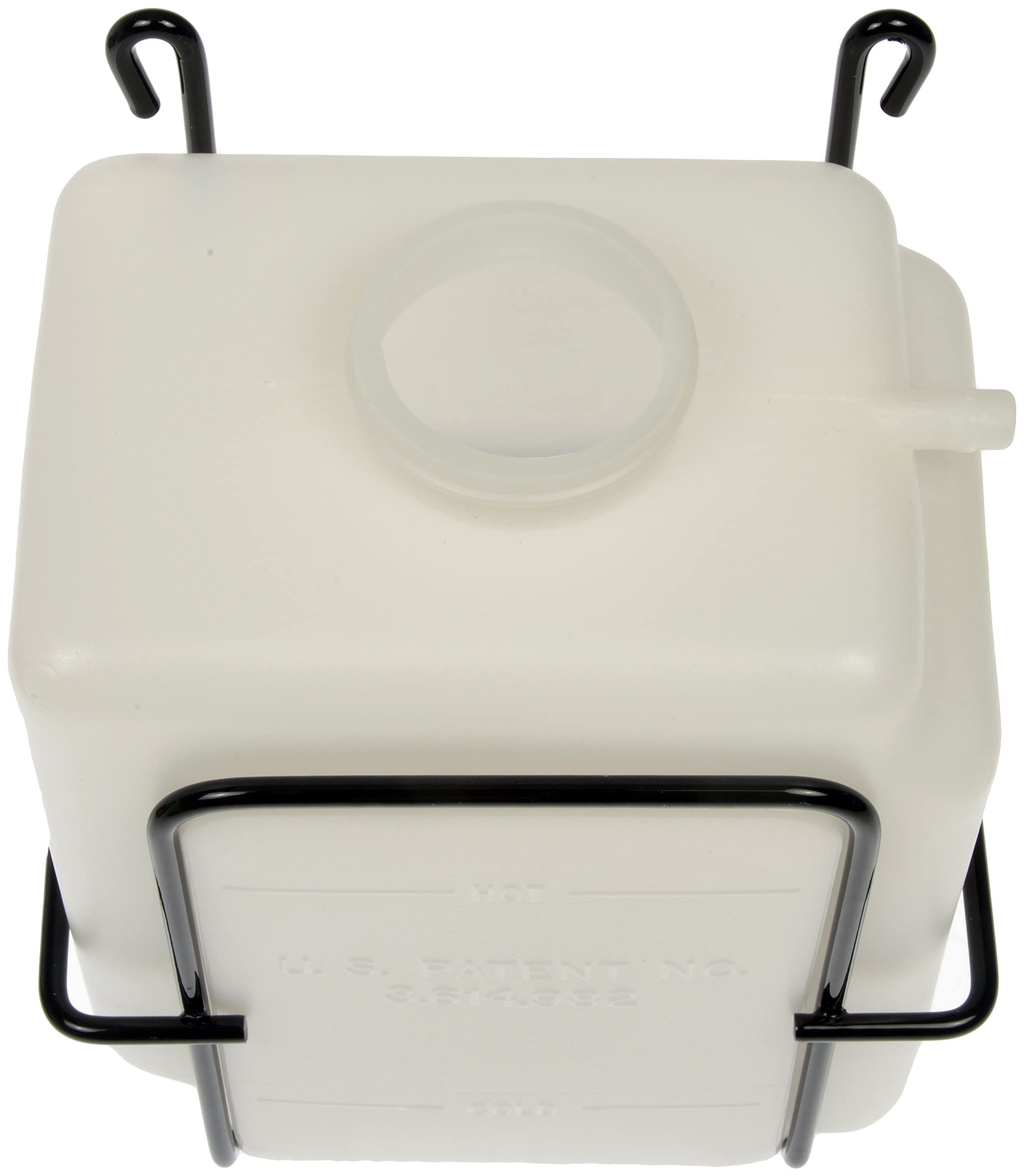 Dorman 54002 installed under hood scale comparison demonstrating compact fitment