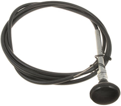 Dorman 55197 front view showing full 8 ft cable and 2-inch black knob for straightforward replacement