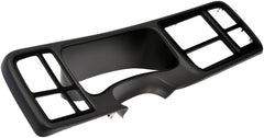 Dorman 57318 front view bezel showing exact OEM-style fit and clean finish