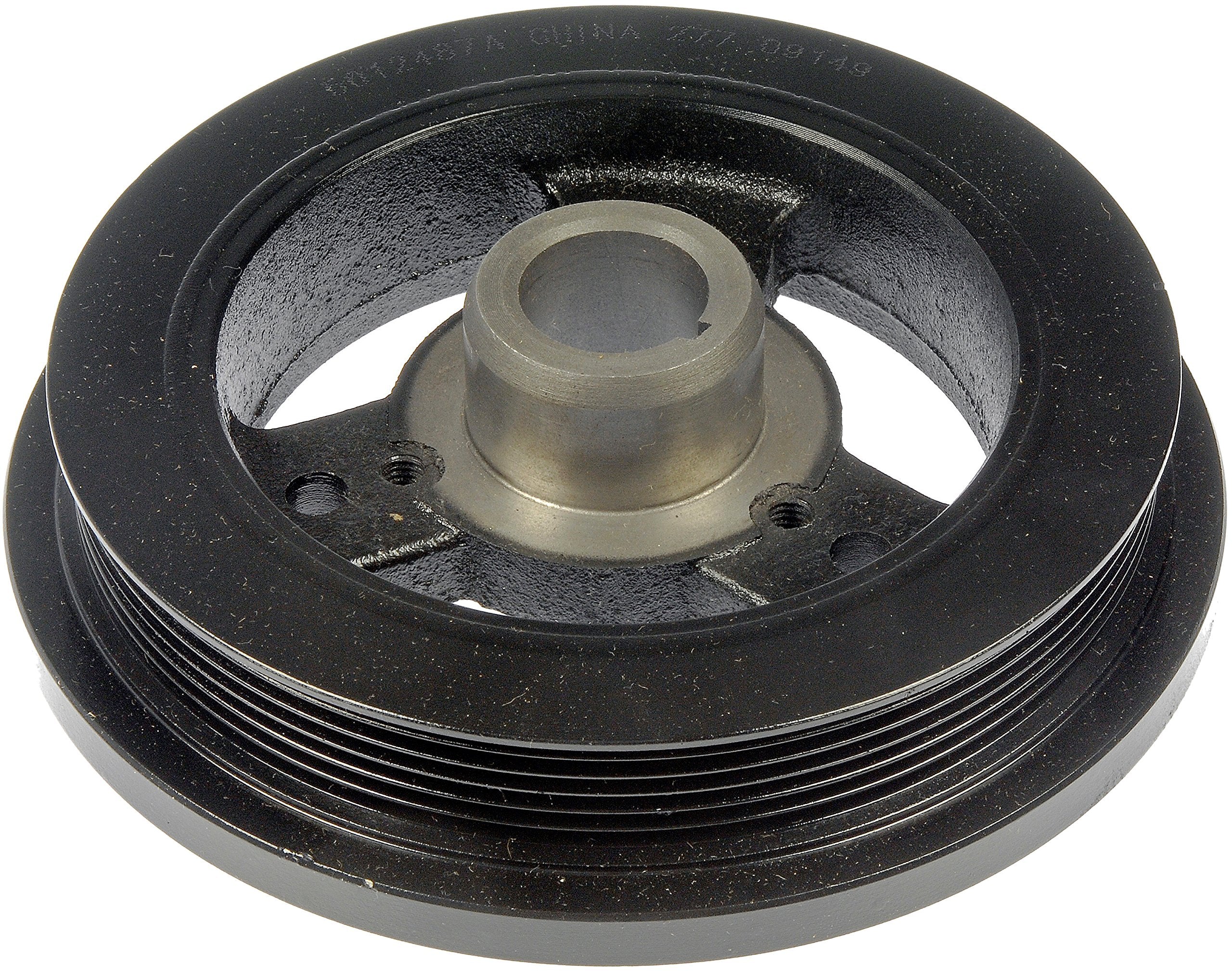 Dorman 594-018 front view showing full balancer and bolt holes for correct fit