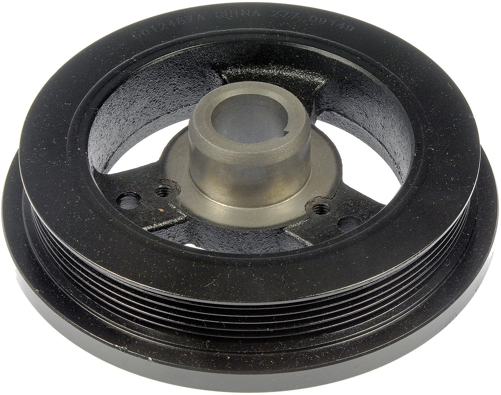 Dorman 594-018 front view showing full balancer and bolt holes for correct fit