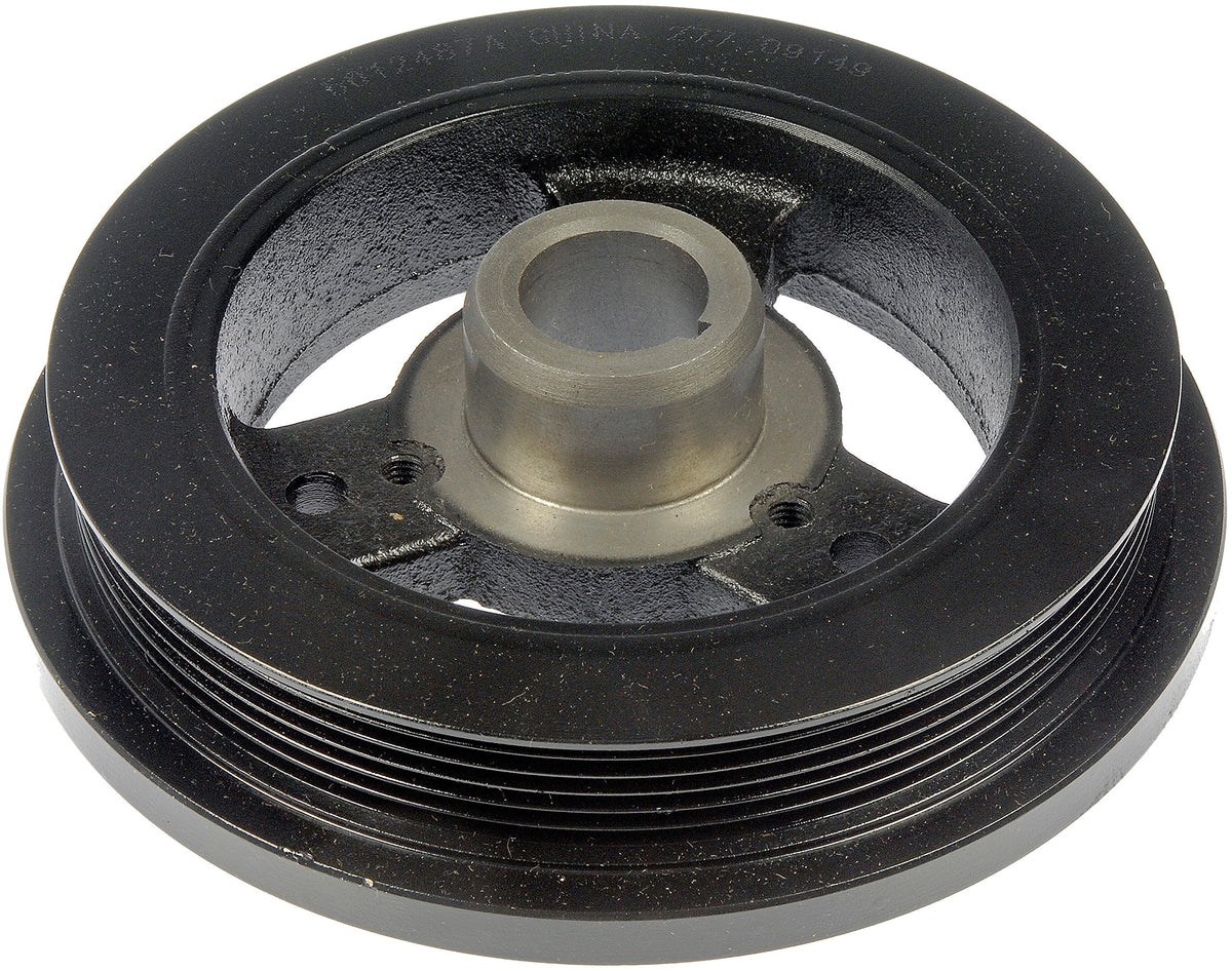Dorman 594-018 front view showing full balancer and bolt holes for correct fit