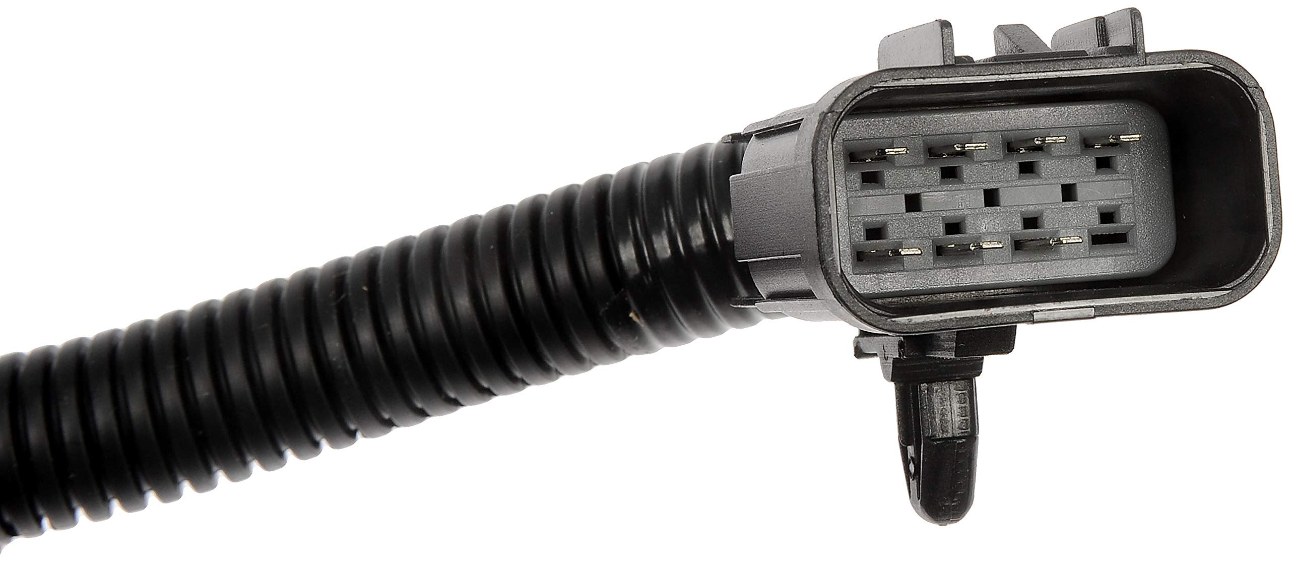 Dorman motor wiring plug closeup highlighting secure electrical connection benefit