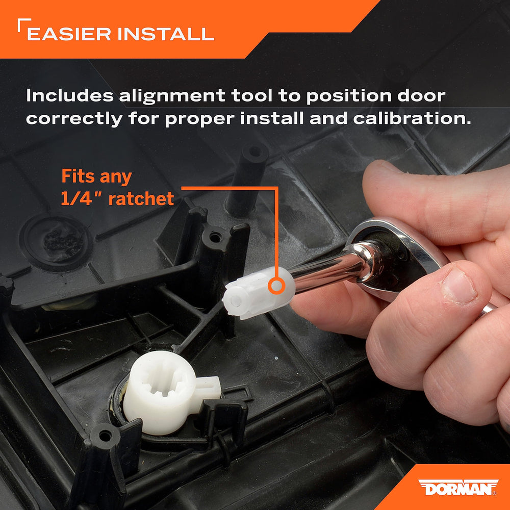 Dorman 604-024 installed in HVAC housing showing restored vent control and improved comfort