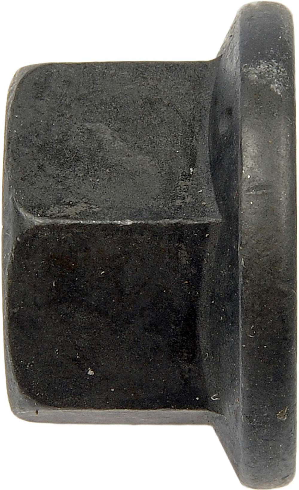 Dorman lug nut thread close-up highlighting M14-1.5 precision and durable finish
