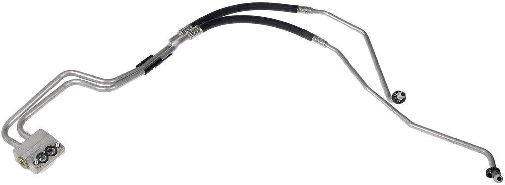 Dorman 625-209 front assembly showing full hose kit and ready-to-install benefit