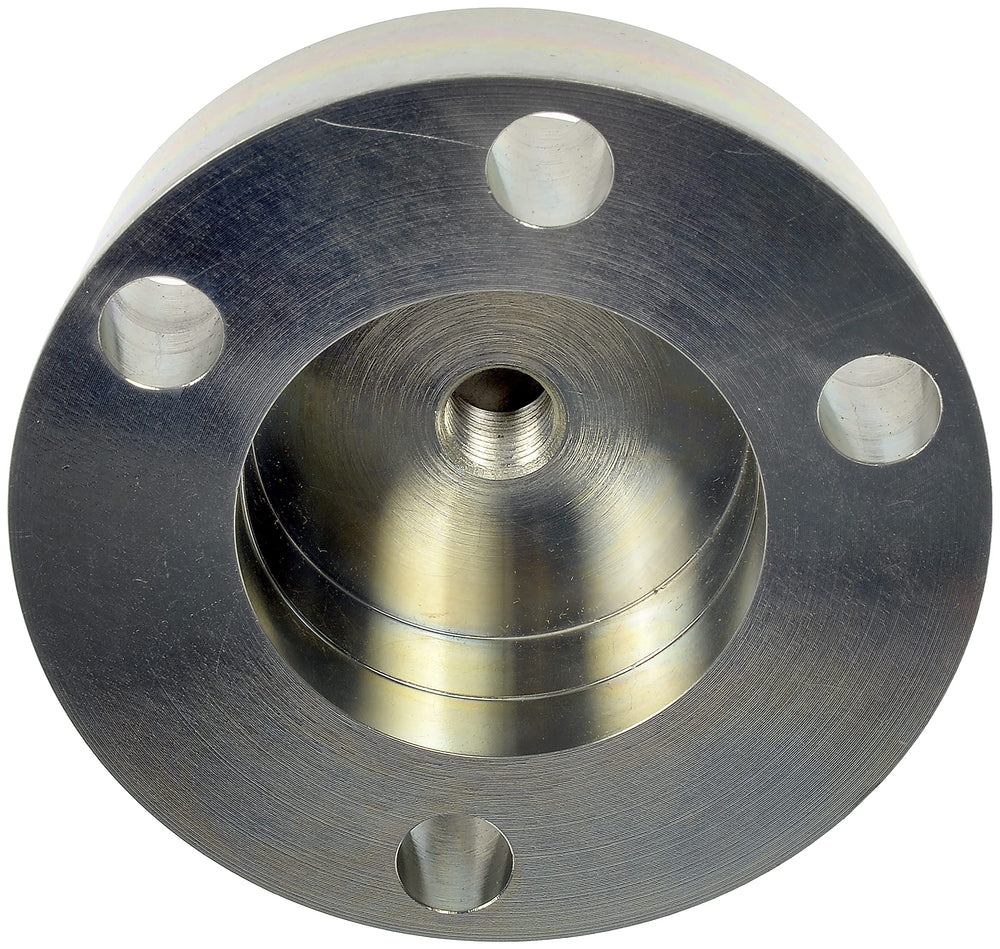 Dorman tool in use on crankshaft demonstrating correct seal cover alignment