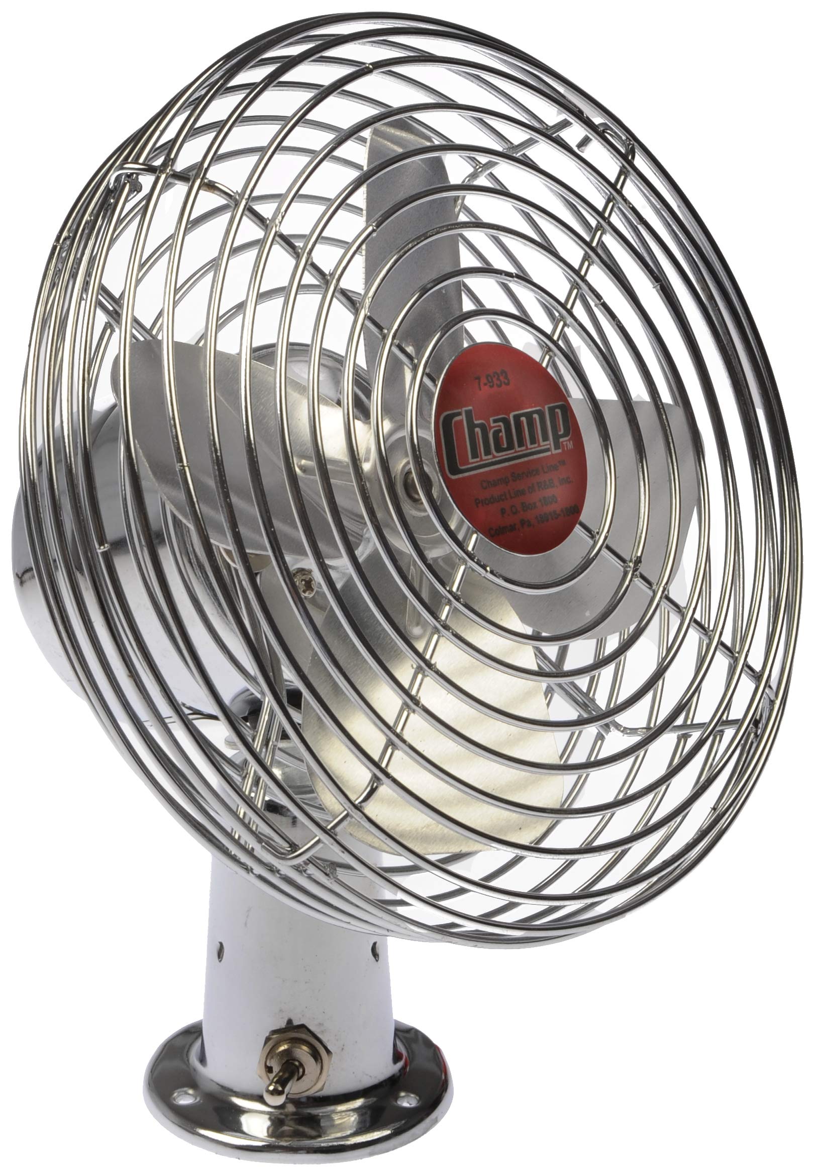 Dorman 7-933 front view showing mounting and improved airflow