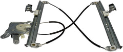 Dorman front assembly showing regulator and motor for reliable window operation