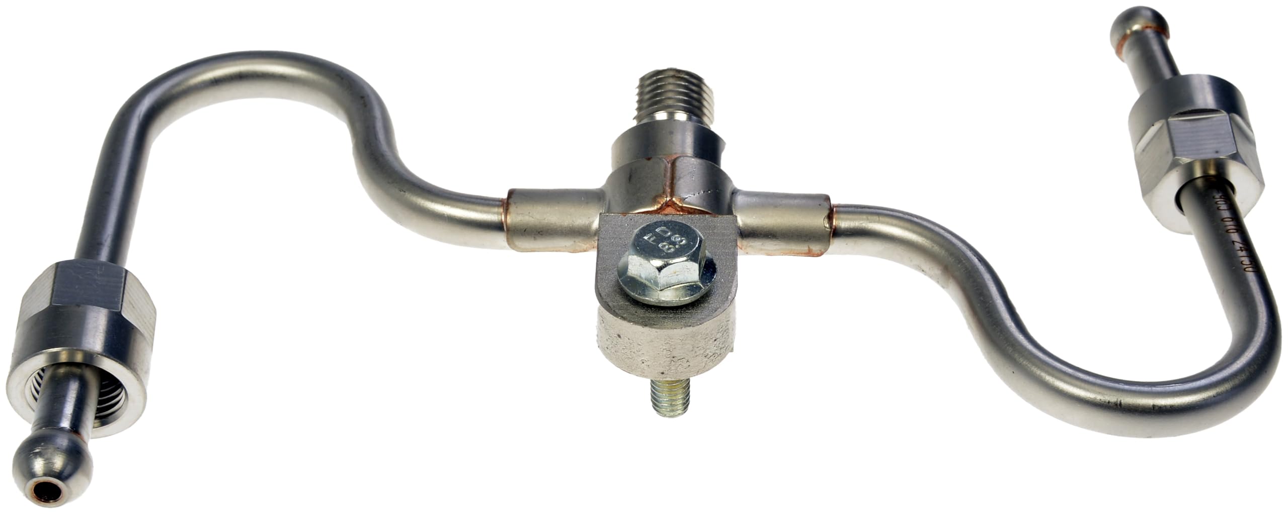 Dorman fuel line close-up of connector detail demonstrating secure OEM-style sealing