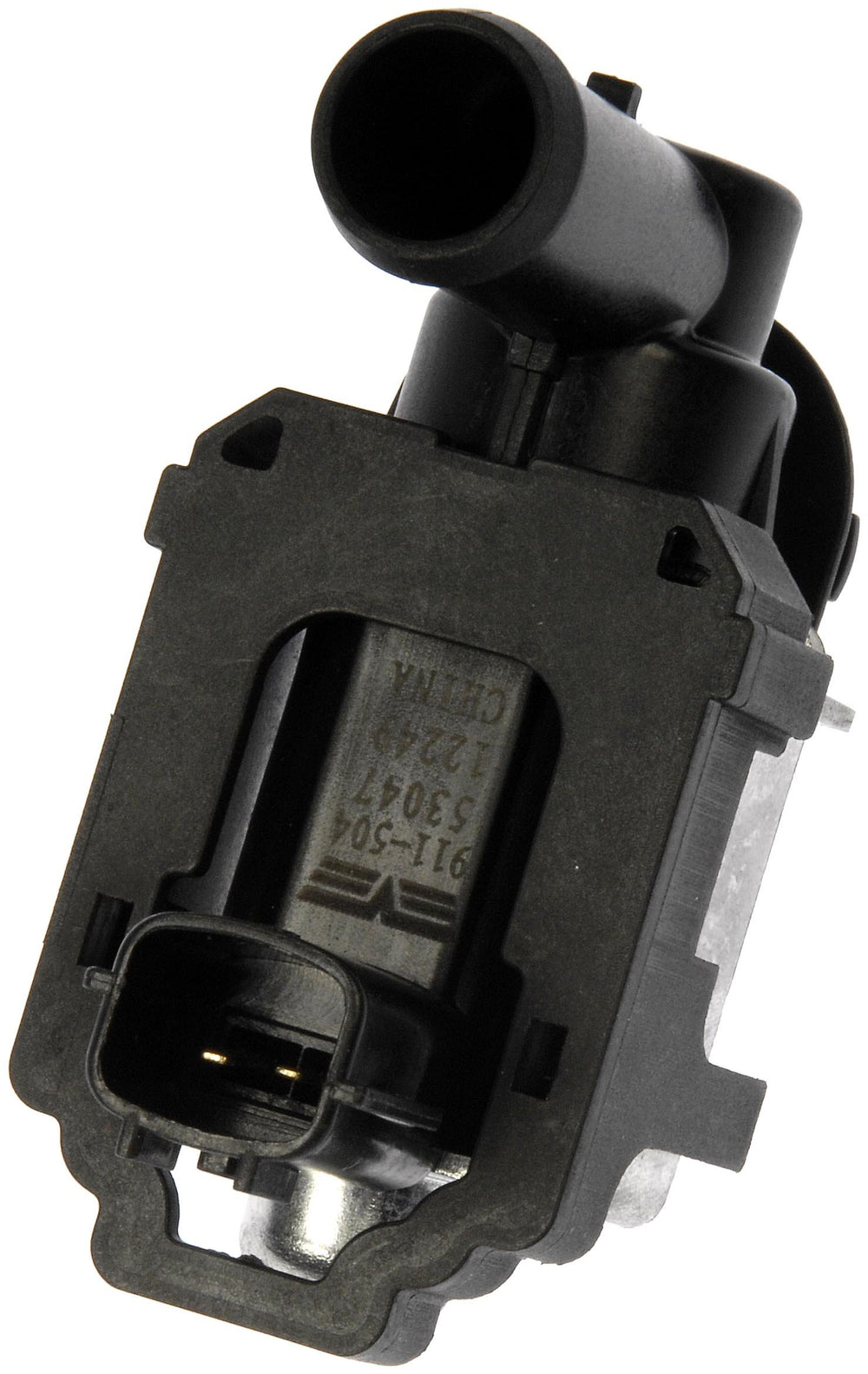 Dorman 911-504 front view showing compact solenoid and durable housing benefit reliability