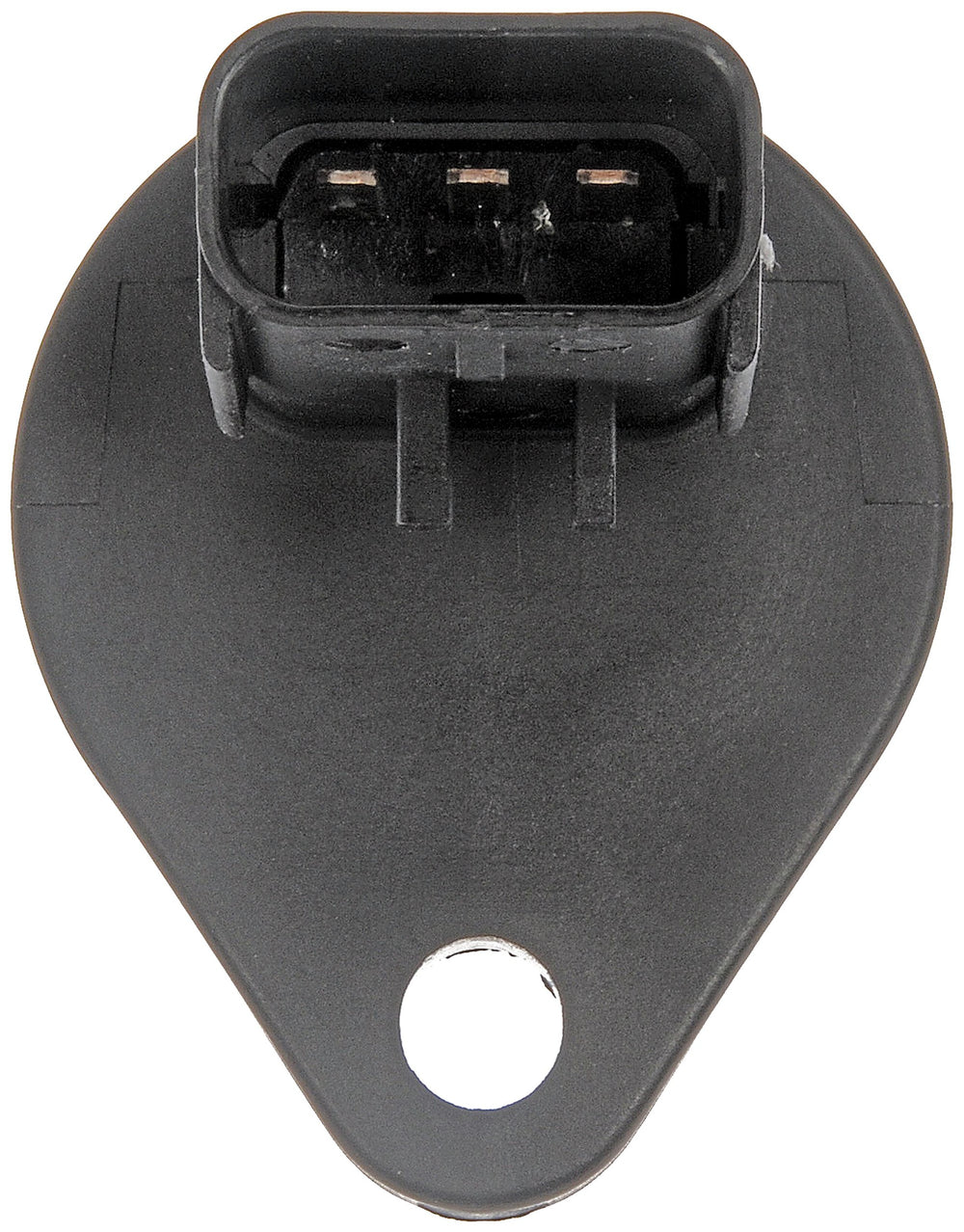 Dorman sensor mounting detail highlighting bolt hole and sealing surface for reliable fit