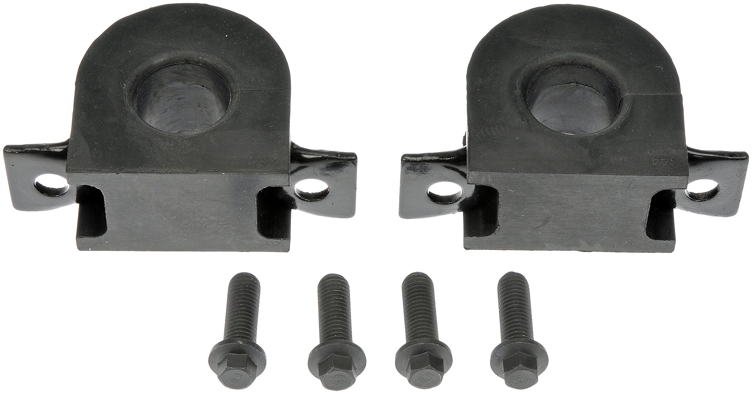 Dorman 928-344 close-up of bushing on stabilizer bar demonstrating secure fit