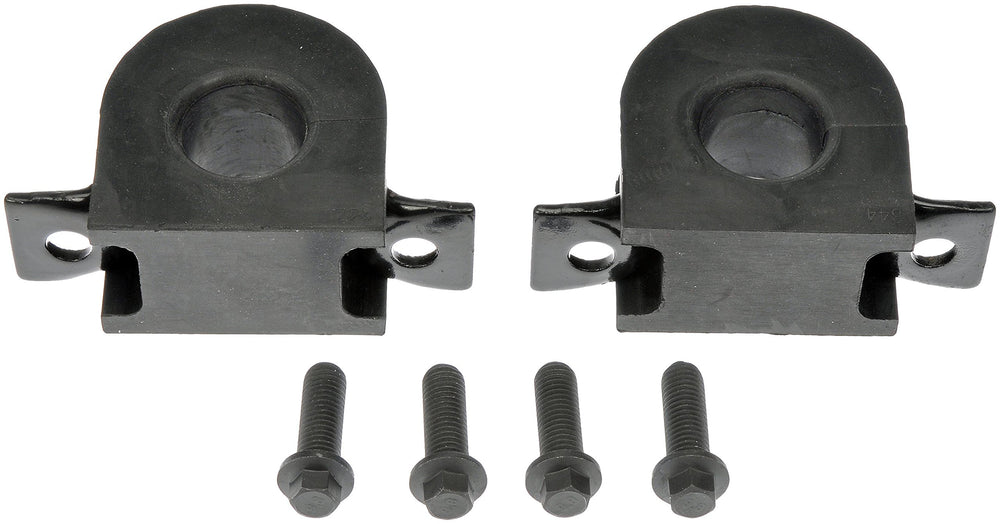 Dorman 928-344 close-up of bushing on stabilizer bar demonstrating secure fit