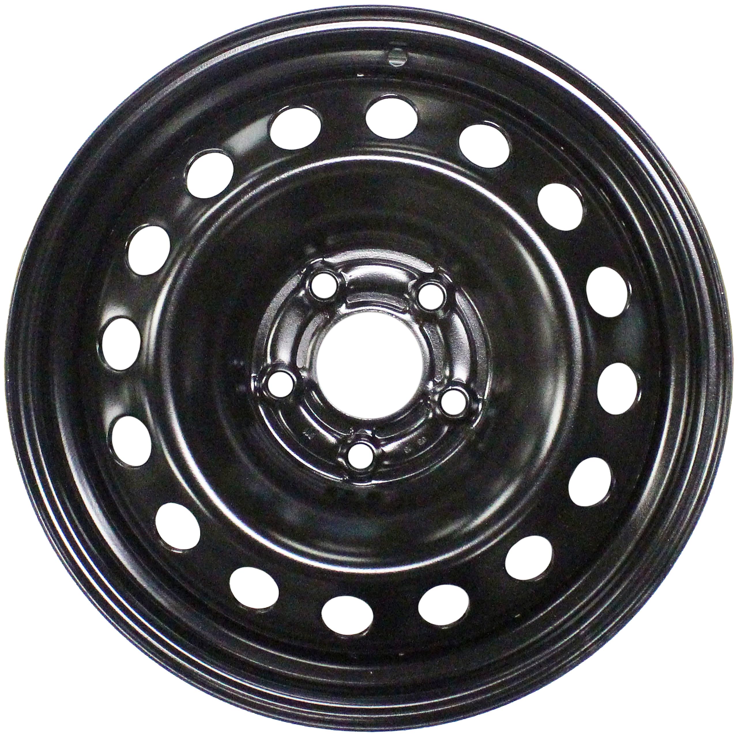 Dorman wheel close-up of rim lip and valve stem highlighting durable construction benefit