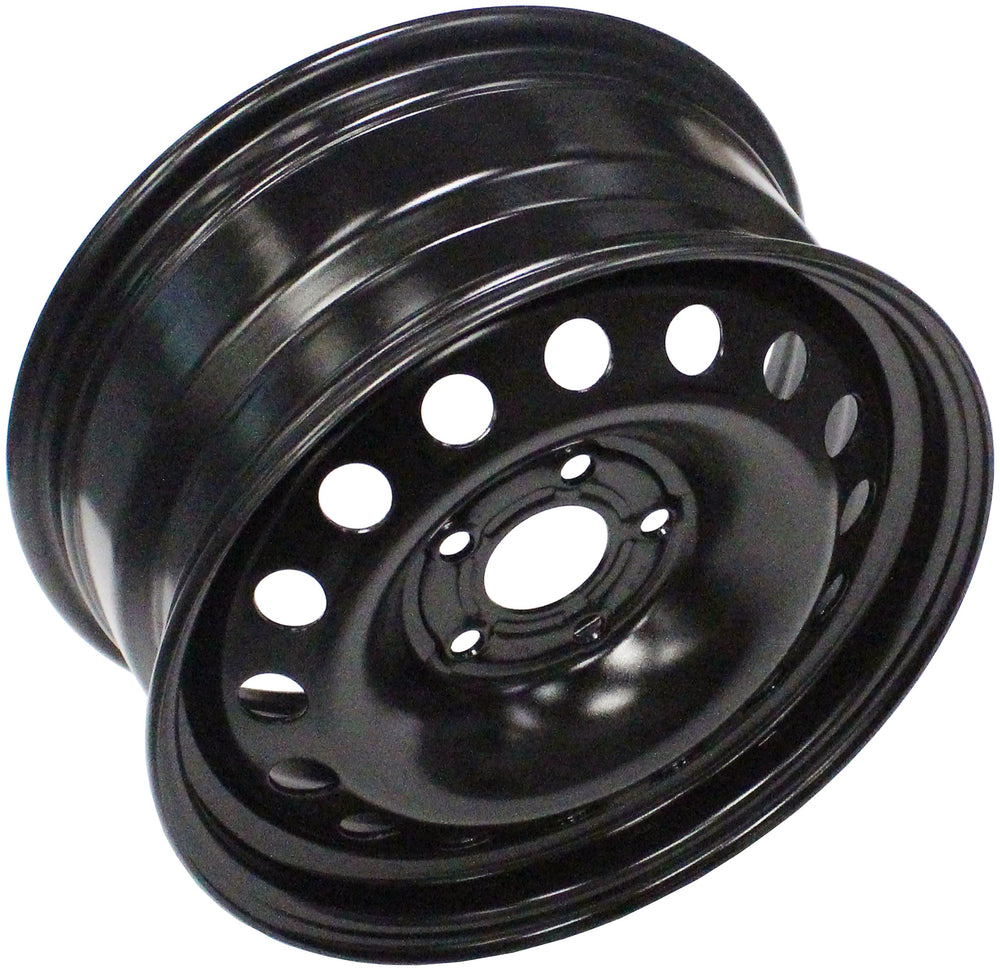 Dorman wheel next to ruler showing 16x7 size for accurate selection benefit