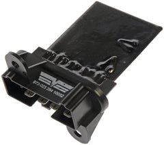 Dorman 973-025 front view showing compact resistor housing and easy fit