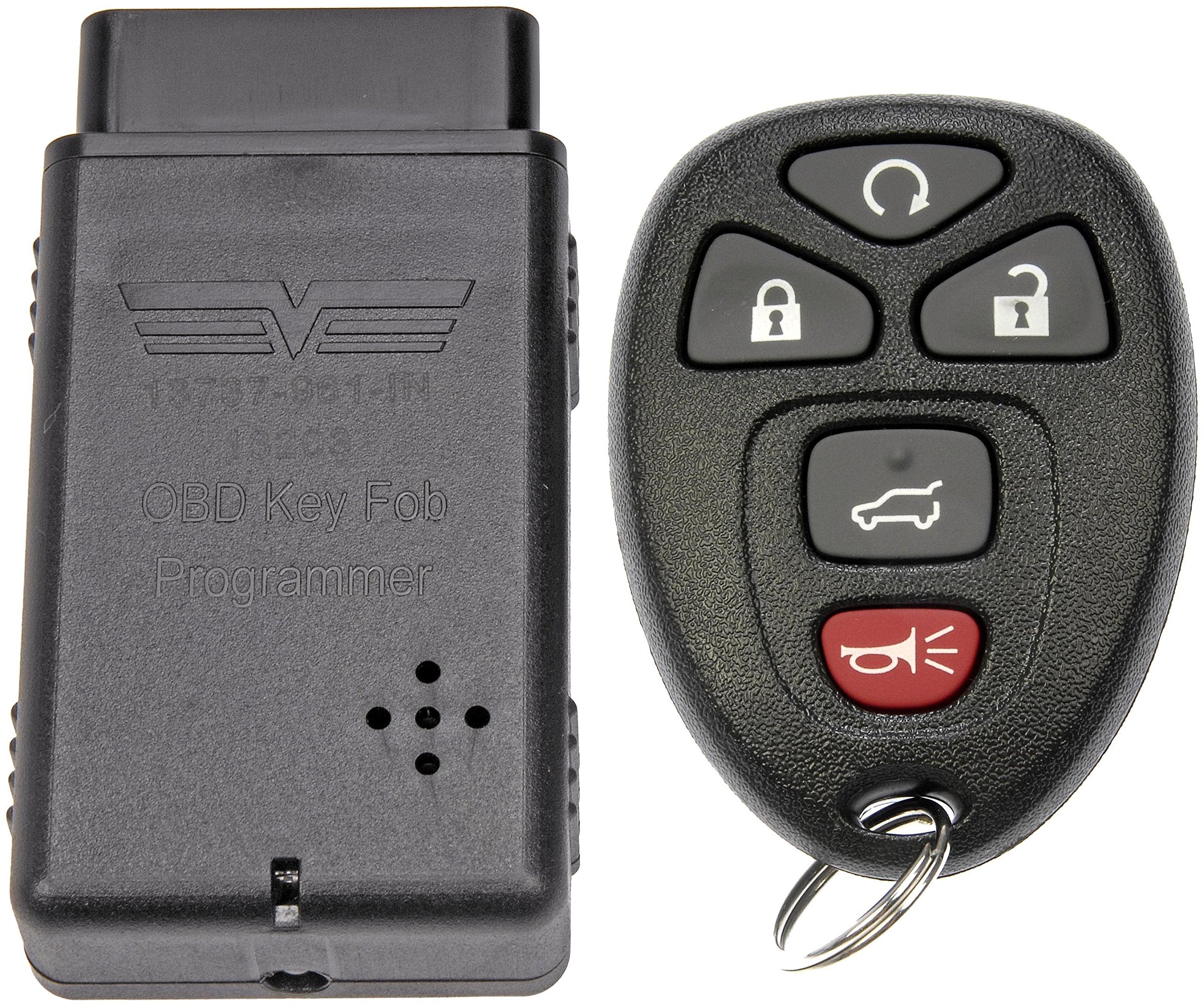 Dorman 99154 front view showing five-button layout and OEM-style design for easy replacement