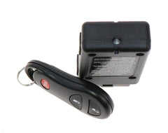Dorman 99164 button close-up showing tactile lock unlock panic controls