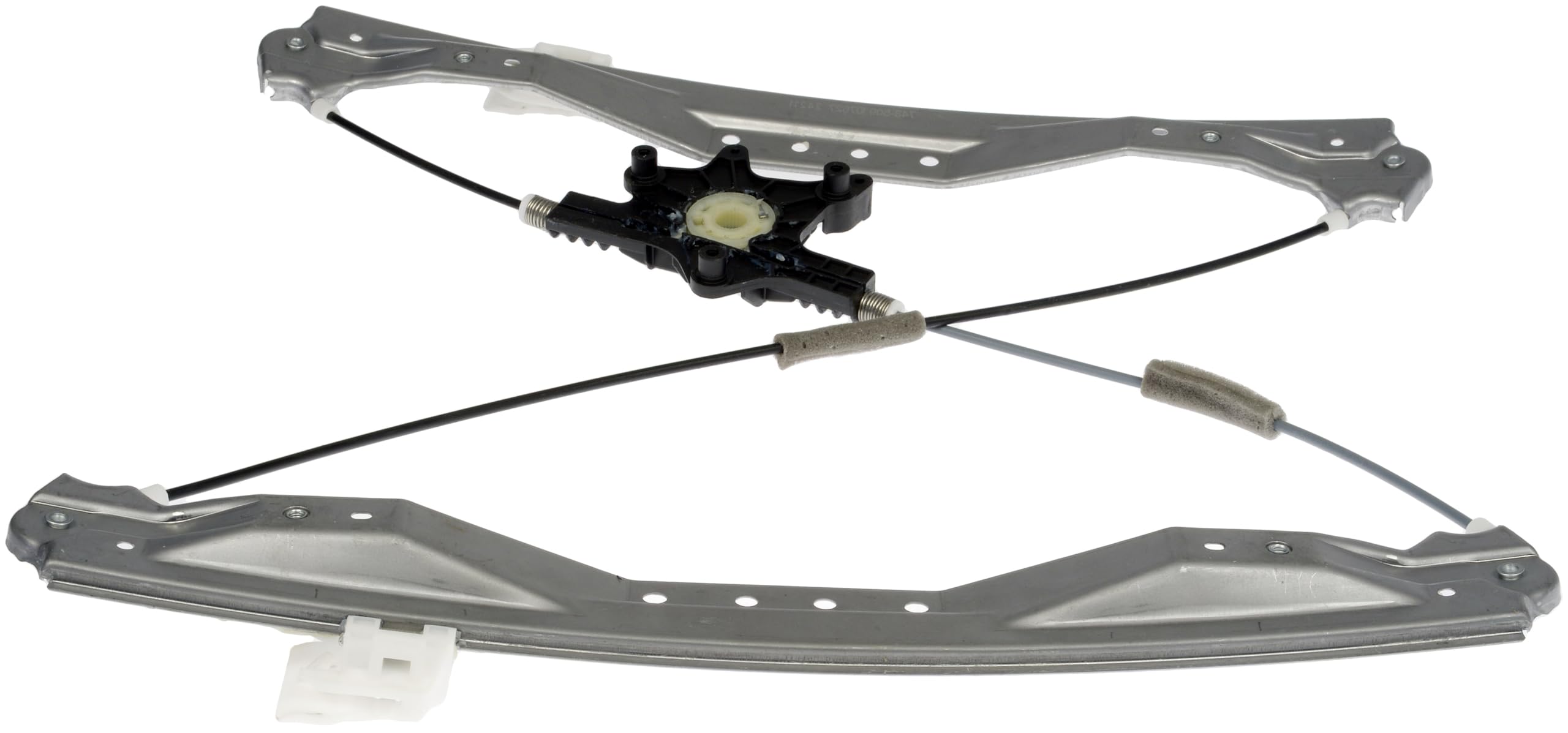 Dorman assembly shown inside vehicle door illustrating straightforward in-door installation
