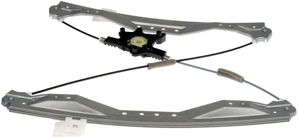 Dorman assembly shown inside vehicle door illustrating straightforward in-door installation