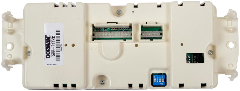 Dorman rear connector cluster view, highlights correct OEM-style connection locations