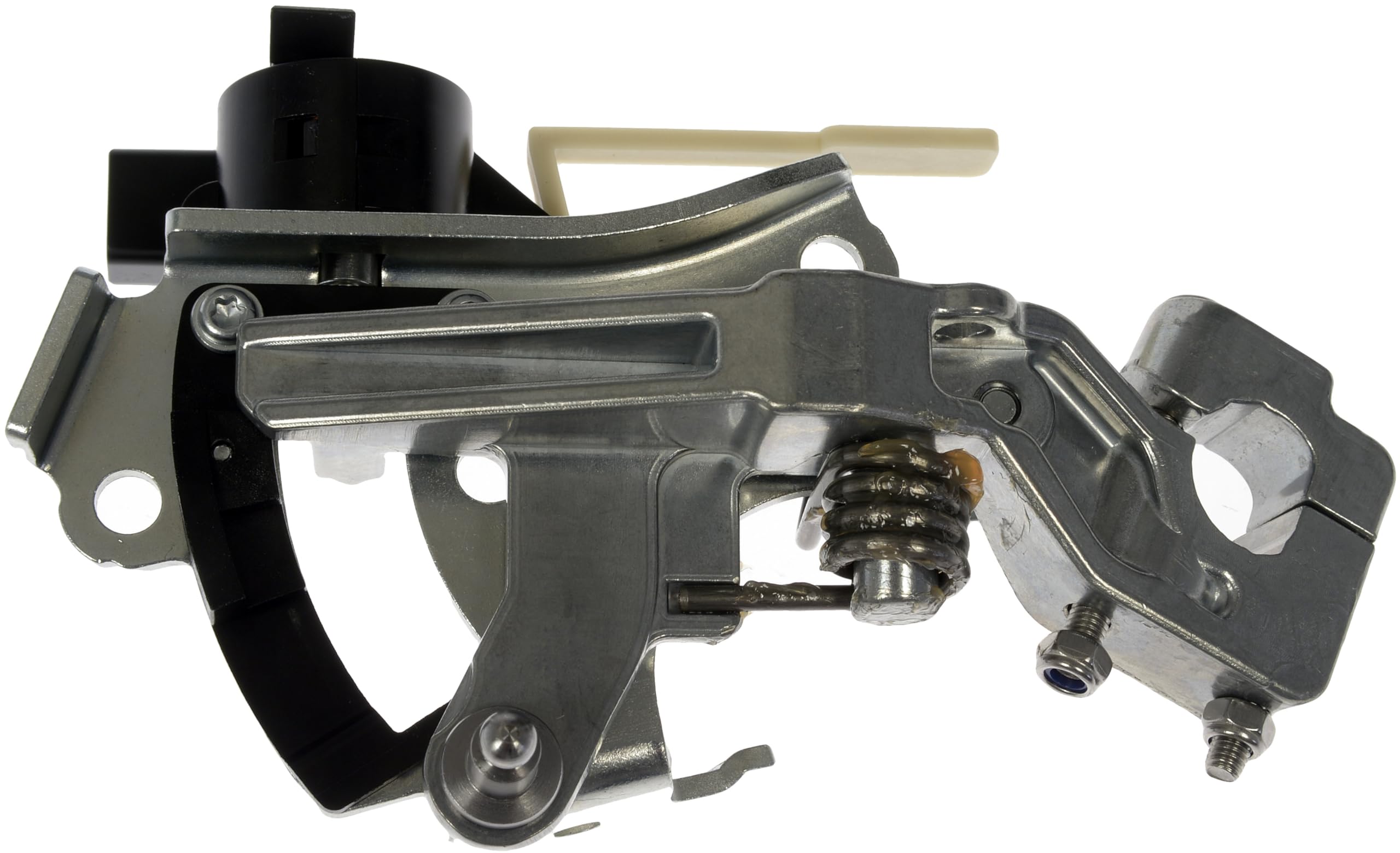 Dorman bracket installed in truck column demonstrating restored precise shifting benefit