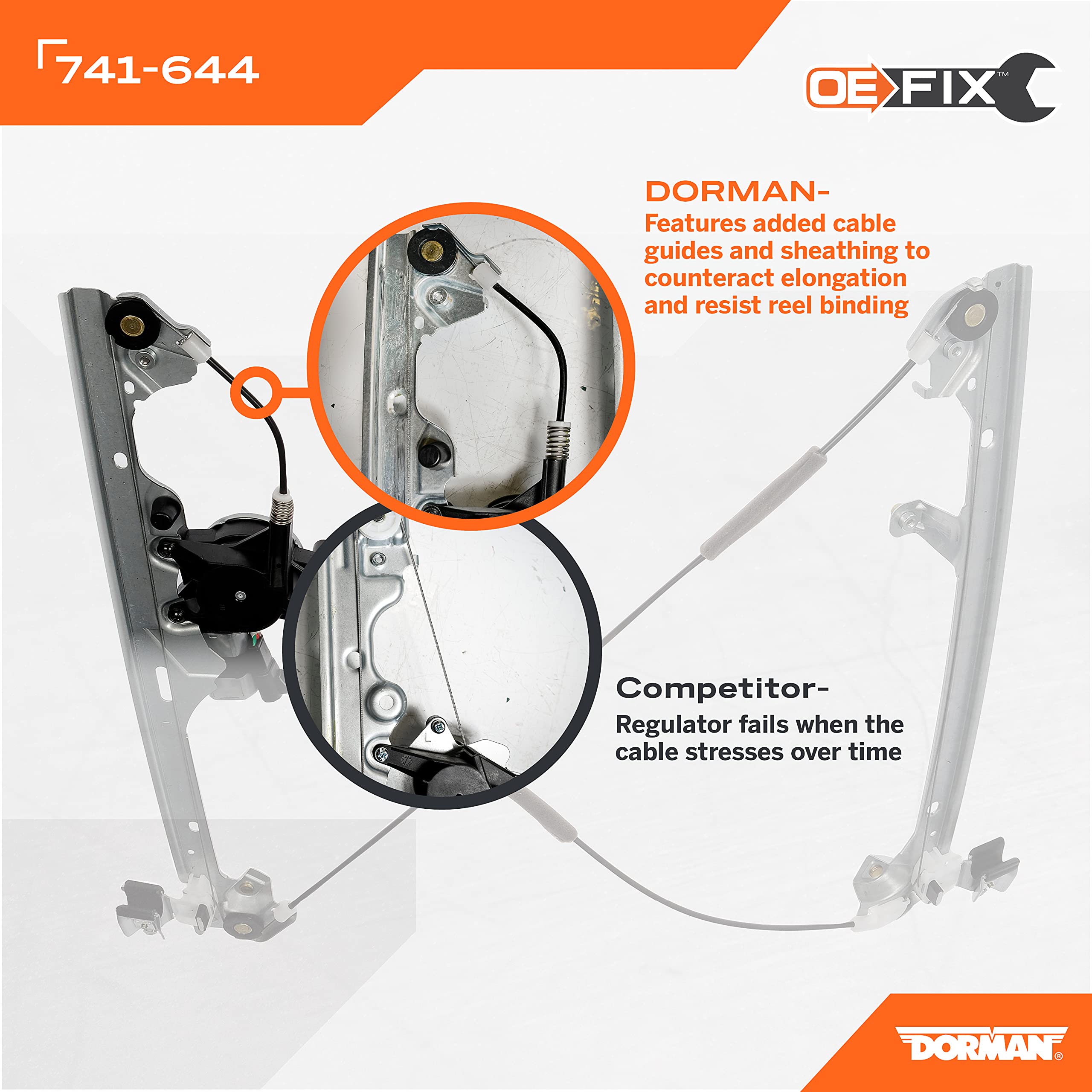 Dorman connector and mounting points visible for easier fit confirmation