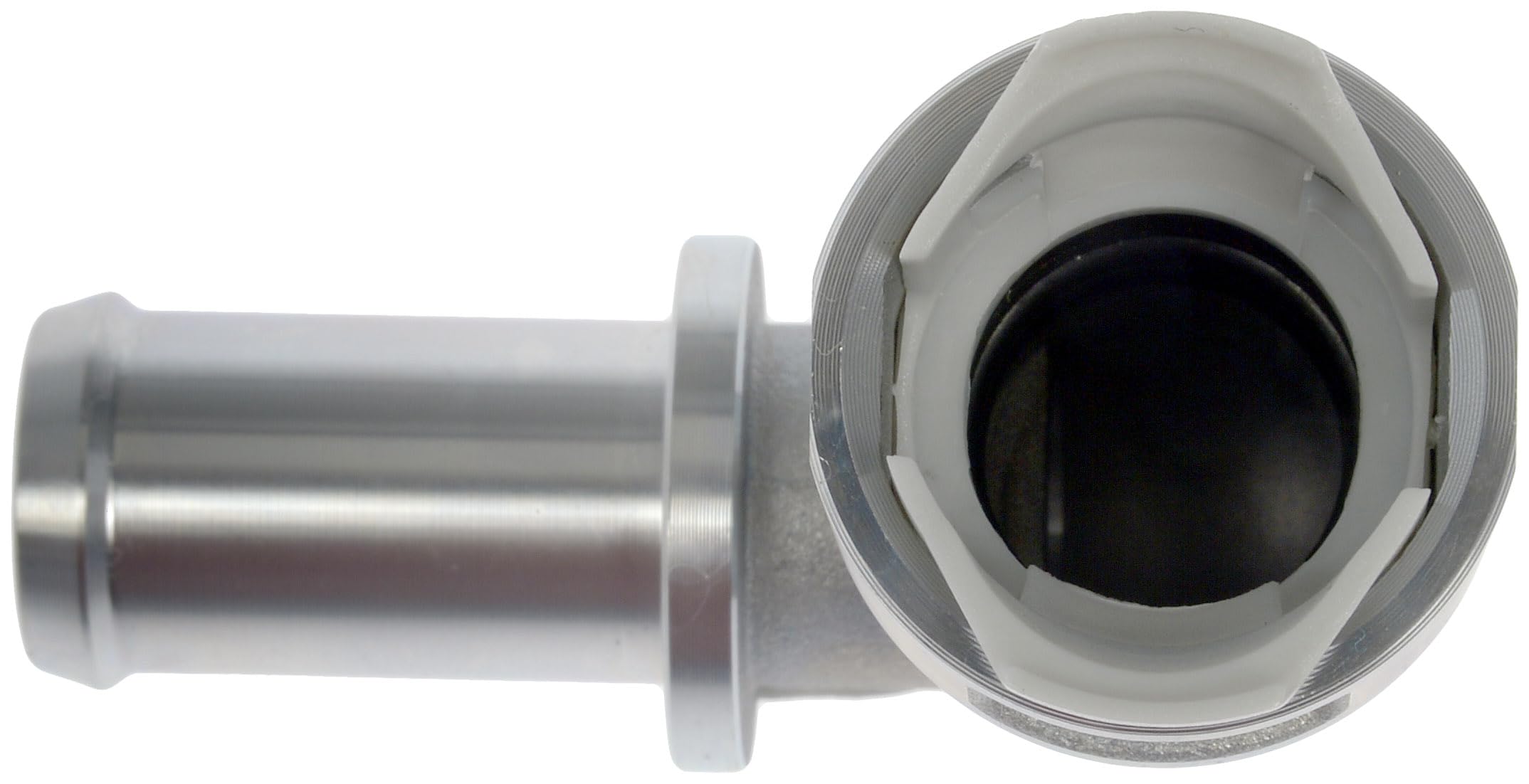 Dorman connector beside ruler showing size and easy replacement benefit