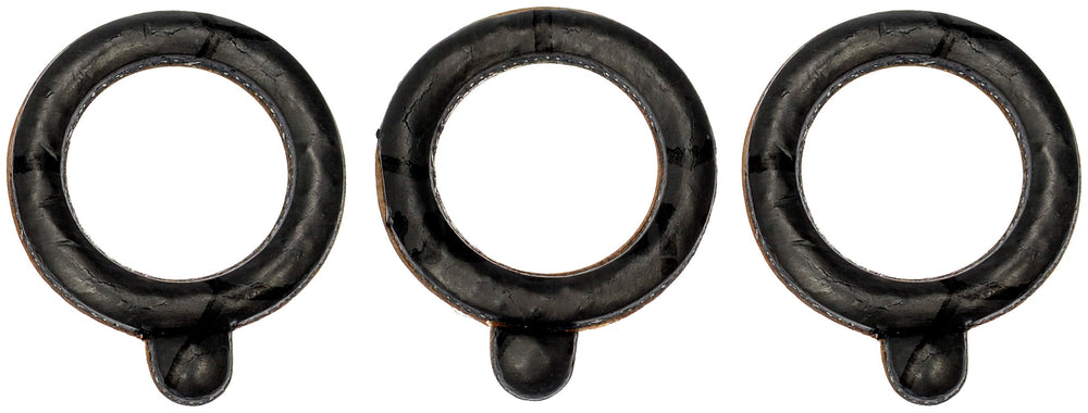 Dorman DEF gasket beside ruler for scale showing correct size for fitment