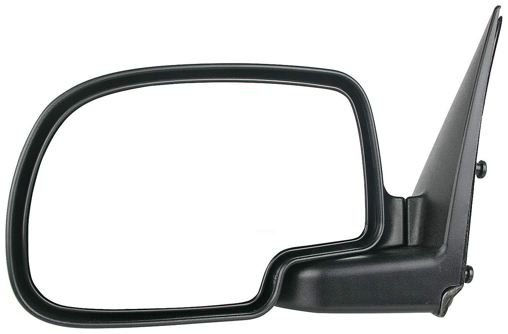 Dorman driver-side mirror front assembly showing full replacement and correct fit