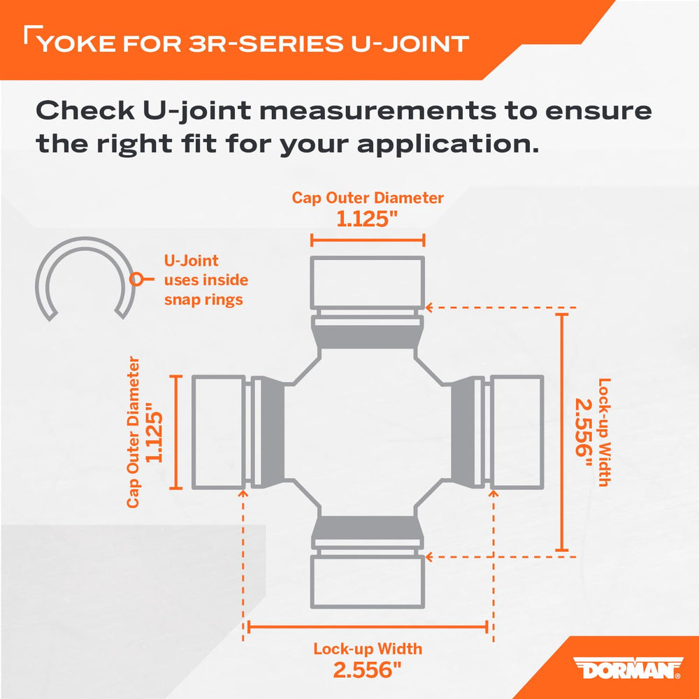 Dorman end yoke machined bore closeup highlighting precision machining and strength