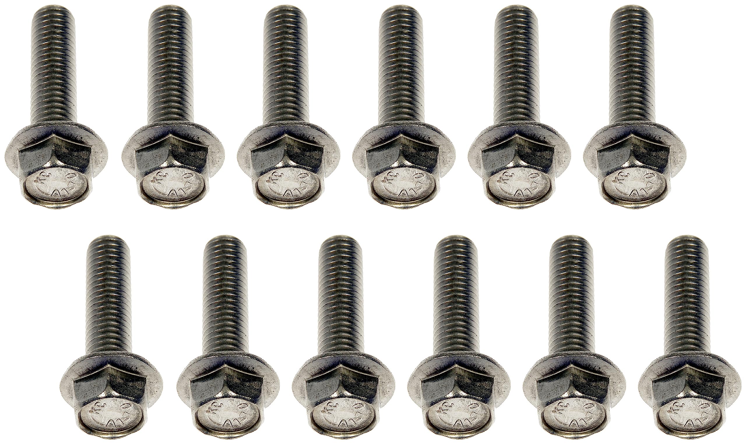Dorman close-up of studs highlighting corrosion-resistant finish and correct thread profile