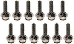 Dorman close-up of studs highlighting corrosion-resistant finish and correct thread profile
